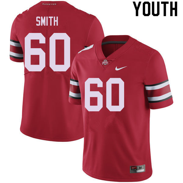 Youth #60 Ryan Smith Ohio State Buckeyes College Football Jerseys Sale-Red